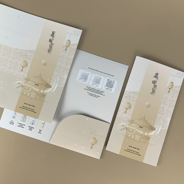 **** 홀더형 리플릿